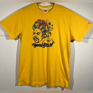Homage Dock Ellis June 12, 1970 T Shirt Pittsburgh Pirates Yellow Size Large